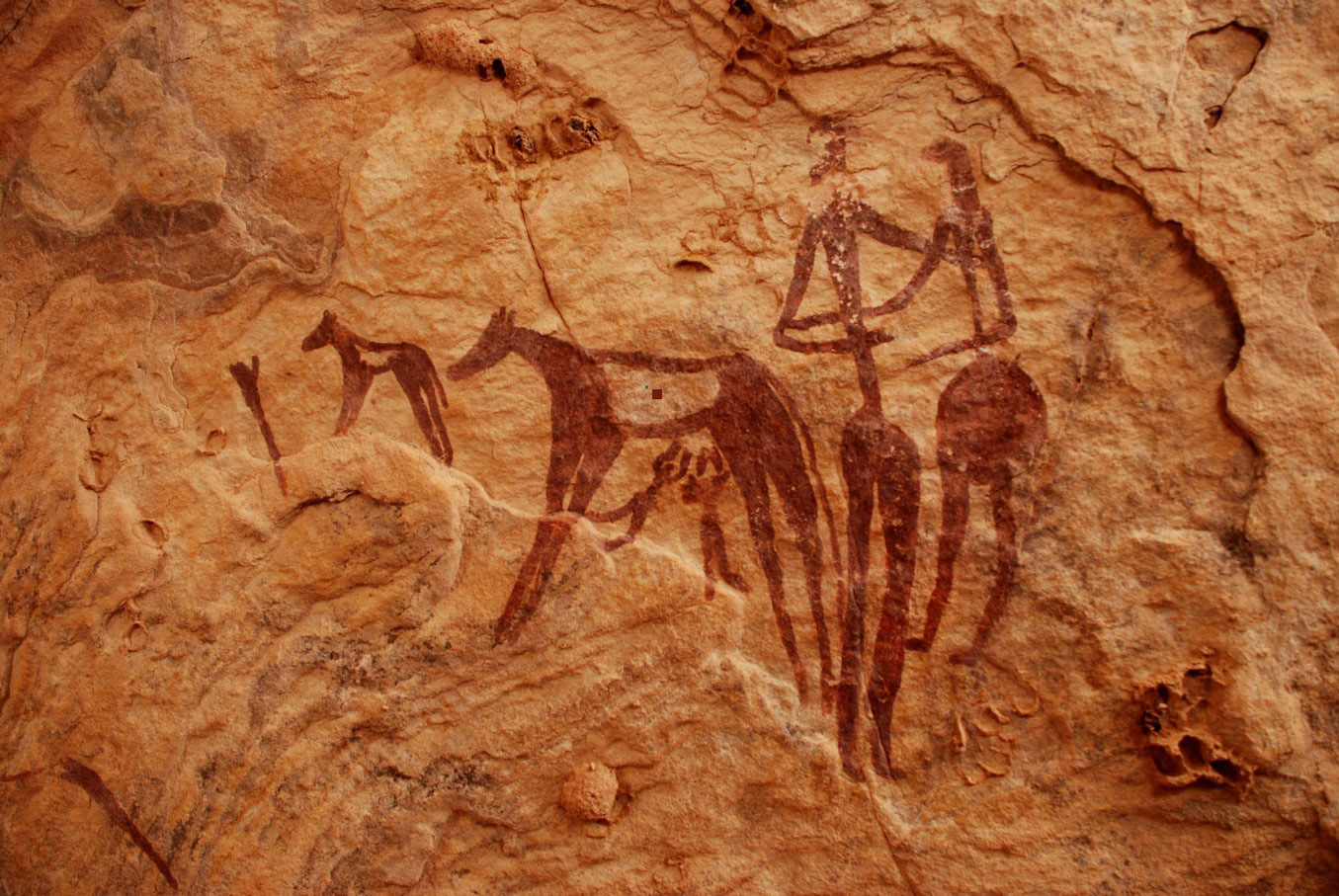 Familia de época neolítica Kurkur-Talh