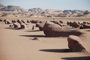 Formas erosionadas del wadi Tamasih