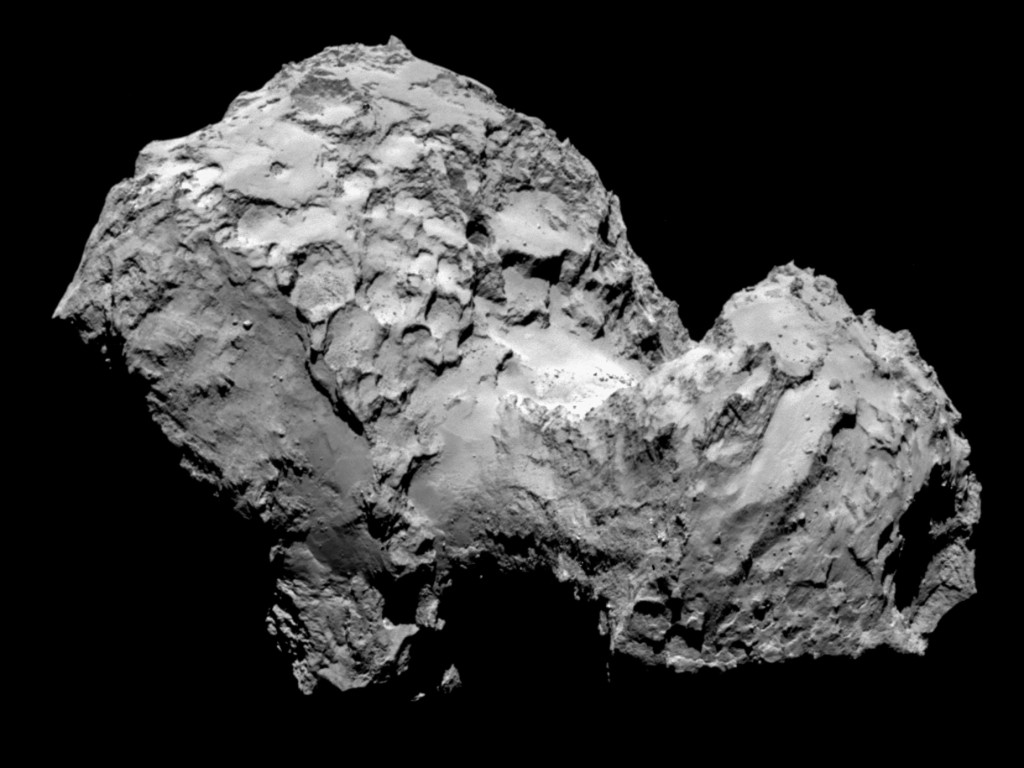 Cometa de corto período 67P/Churyumov-Gerasimenko. FOTO: ESA.