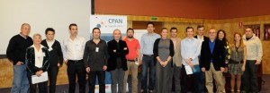 Ganadores del segundo concurso de divulgación científica CPAN. Foto: FGCSIC