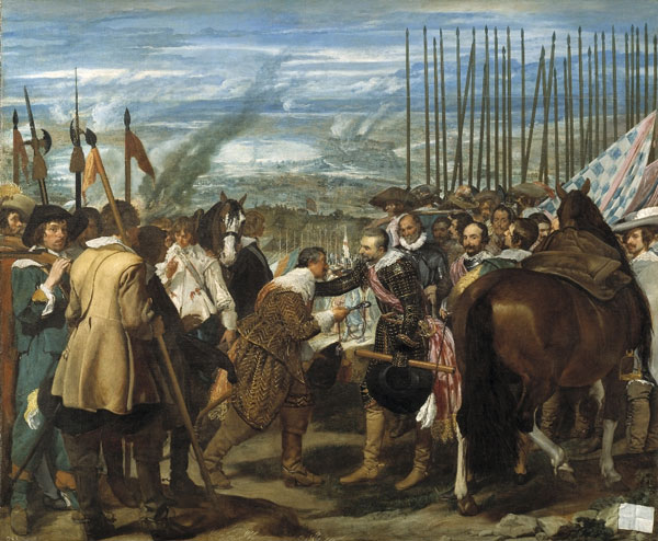 La rendición de Breda, conegut també com el quadro de Les llances, pintat per Diego Velázquez en 1634-35. © Museu Nacional del Prado
