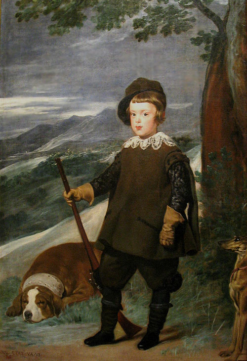 El príncipe Baltasar Carlos, cazador, (1635-36). Diego Velázquez. © Museu Nacional del Prado